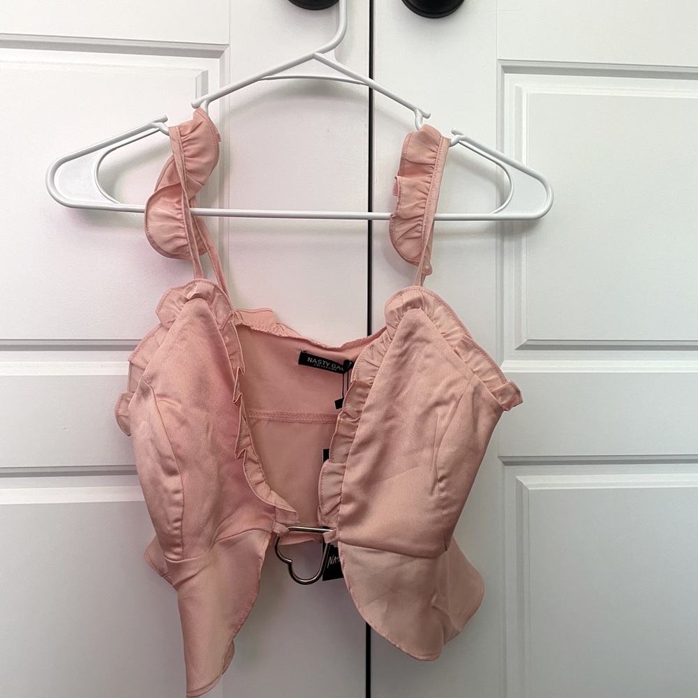 pink nasty gal top